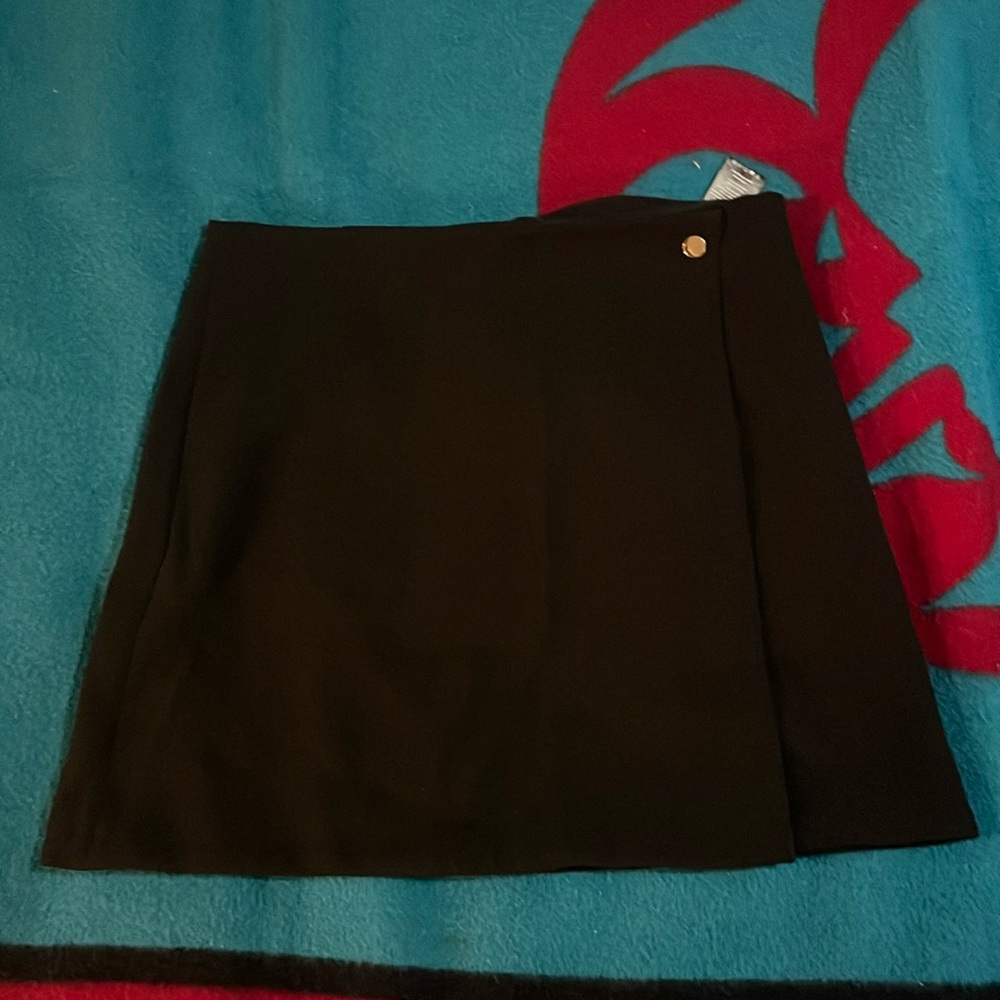 babaton wrap mini skirt